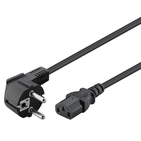 GOOBAY καλώδιο τροφοδοσίας 68604, 3G 0.75mm², 1.5m, μαύρο GOOBAY καλώδιο τροφοδοσίας 68604, 3G 0.75mm², 1.5m, μαύρο