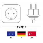GOOBAY καλώδιο τροφοδοσίας 68604, 3G 0.75mm², 1.5m, μαύρο GOOBAY καλώδιο τροφοδοσίας 68604, 3G 0.75mm², 1.5m, μαύρο