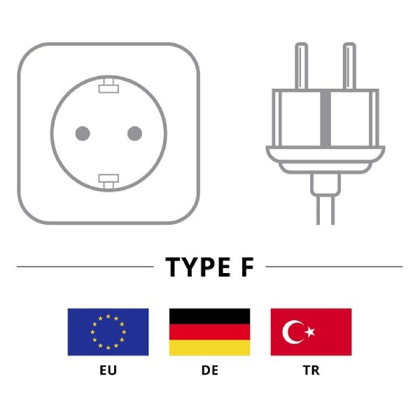 GOOBAY καλώδιο τροφοδοσίας 68604, 3G 0.75mm², 1.5m, μαύρο GOOBAY καλώδιο τροφοδοσίας 68604, 3G 0.75mm², 1.5m, μαύρο