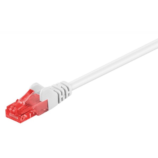 GOOBAY καλώδιο δικτύου 68637, CAT 6 U/UTP, CCA, 5m, λευκό GOOBAY καλώδιο δικτύου 68637, CAT 6 U/UTP, CCA, 5m, λευκό