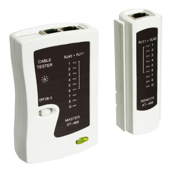GOOBAY tester δικτύου 68856, CAT 5/6 & ISDN, RJ11, RJ12, & RJ45 GOOBAY tester δικτύου 68856, CAT 5/6 & ISDN, RJ11, RJ12, & RJ45