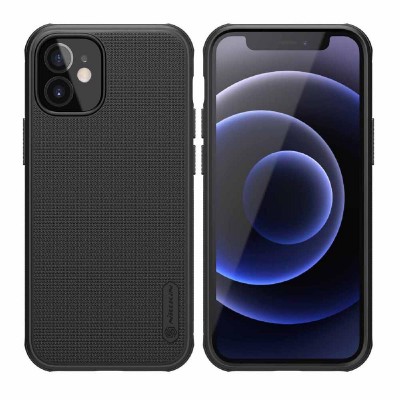 NILLKIN θήκη Super Frost Shield για  Apple iPhone 12 mini, μαύρη NILLKIN θήκη Super Frost Shield για  Apple iPhone 12 mini, μαύρη