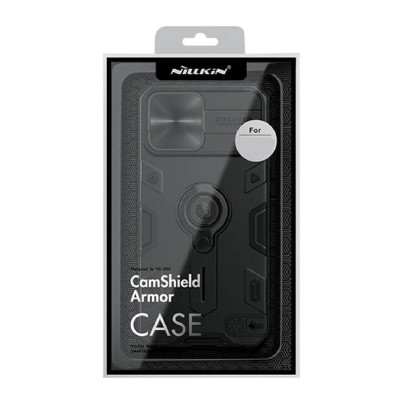 NILLKIN θήκη CamShield Armor για Apple iPhone 13 Pro, μαύρη NILLKIN θήκη CamShield Armor για Apple iPhone 13 Pro, μαύρη