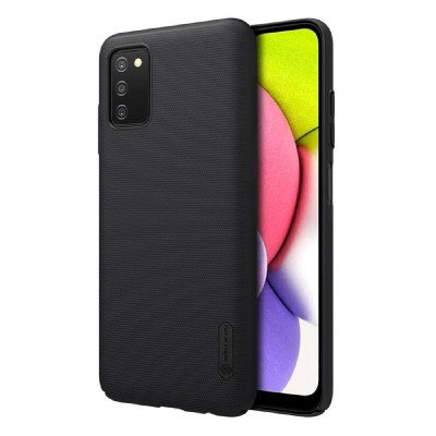 NILLKIN θήκη Super Frosted Shield για Samsung Galaxy A03S/A037G, μαύρη NILLKIN θήκη Super Frosted Shield για Samsung Galaxy A03S/A037G, μαύρη