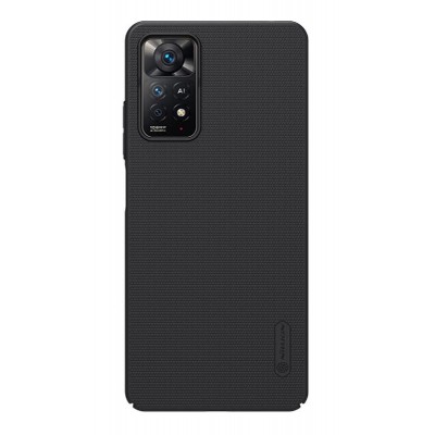 NILLKIN θήκη Super Frosted Shield για Xiaomi Note 11 Pro/Pro+/11i, μαύρη NILLKIN θήκη Super Frosted Shield για Xiaomi Note 11 Pro/Pro+/11i, μαύρη