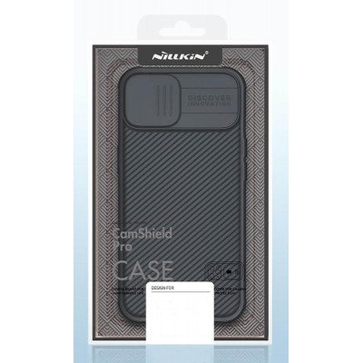 NILLKIN θήκη CamShield Pro για Apple iPhone 14, μαύρη NILLKIN θήκη CamShield Pro για Apple iPhone 14, μαύρη