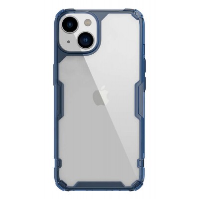 NILLKIN θήκη Nature Pro για Apple iPhone 14 Plus, μπλε & διάφανη NILLKIN θήκη Nature Pro για Apple iPhone 14 Plus, μπλε & διάφανη