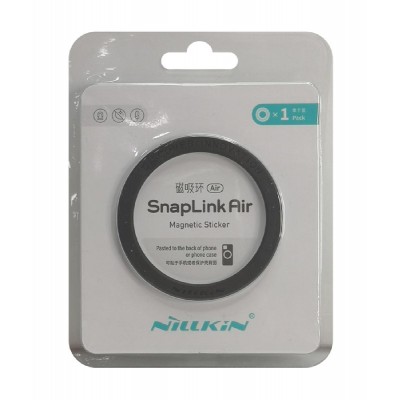 NILLKIN μαγνητικό ring SnapLink Air για smartphone, μαύρο NILLKIN μαγνητικό ring SnapLink Air για smartphone, μαύρο