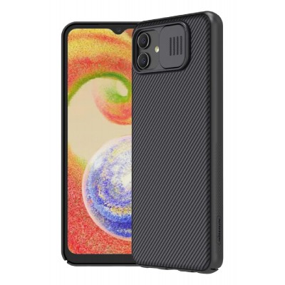 NILLKIN θήκη CamShield για Samsung A04, μαύρη NILLKIN θήκη CamShield για Samsung A04, μαύρη