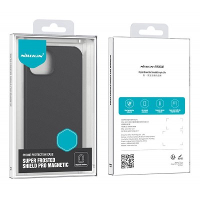 NILLKIN θήκη Super Frosted Shield Pro Magnetic για iPhone 15 Pro, μαύρη NILLKIN θήκη Super Frosted Shield Pro Magnetic για iPhone 15 Pro, μαύρη