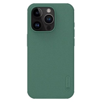 NILLKIN θήκη Super Frosted Shield Pro Magnetic, iPhone 15 Pro, πράσινη NILLKIN θήκη Super Frosted Shield Pro Magnetic, iPhone 15 Pro, πράσινη
