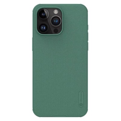 NILLKIN θήκη Super Frosted Shield Magnetic, iPhone 15 Pro Max, πράσινη NILLKIN θήκη Super Frosted Shield Magnetic, iPhone 15 Pro Max, πράσινη