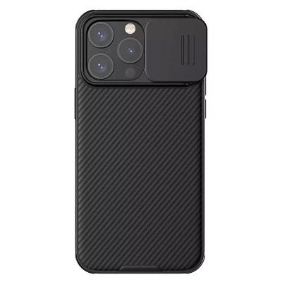 NILLKIN θήκη CamShield Pro για iPhone 15 Pro, μαύρη NILLKIN θήκη CamShield Pro για iPhone 15 Pro, μαύρη