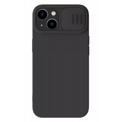 NILLKIN θήκη CamShield Silky Magnetic Silicone για iPhone 15 Plus, μαύρη NILLKIN θήκη CamShield Silky Magnetic Silicone για iPhone 15 Plus, μαύρη