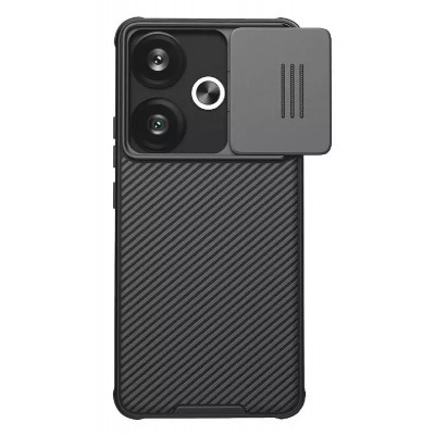 NILLKIN θήκη CamShield Pro για Xiaomi Redmi Turbo 3/Poco F6, μαύρη NILLKIN θήκη CamShield Pro για Xiaomi Redmi Turbo 3/Poco F6, μαύρη