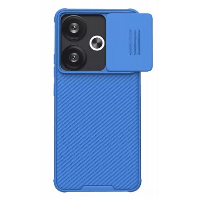 NILLKIN θήκη CamShield Pro για Xiaomi Redmi Turbo 3/Poco F6, μπλε NILLKIN θήκη CamShield Pro για Xiaomi Redmi Turbo 3/Poco F6, μπλε