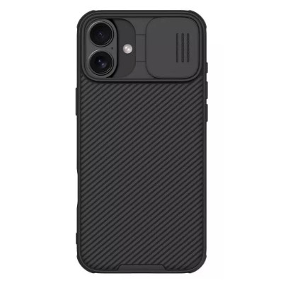 NILLKIN θήκη CamShield Pro για iPhone 16 Plus, μαύρη NILLKIN θήκη CamShield Pro για iPhone 16 Plus, μαύρη