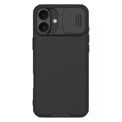 NILLKIN θήκη CamShield Pro Magnetic για iPhone 16, μαύρη NILLKIN θήκη CamShield Pro Magnetic για iPhone 16, μαύρη