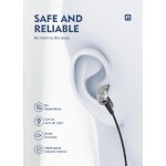 LDNIO earphones με μικρόφωνο HP08, 3.5mm, 1.2m, γκρι LDNIO earphones με μικρόφωνο HP08, 3.5mm, 1.2m, γκρι