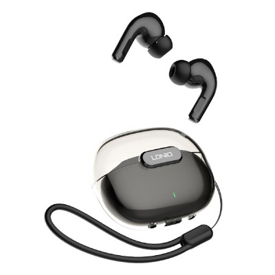 LDNIO earphones με θήκη φόρτισης T02, True Wireless, HiFi, μαύρα LDNIO earphones με θήκη φόρτισης T02, True Wireless, HiFi, μαύρα
