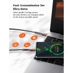 LDNIO καλώδιο USB-C σε USB-C LC651C, 65W, 1m, χρυσό LDNIO καλώδιο USB-C σε USB-C LC651C, 65W, 1m, χρυσό