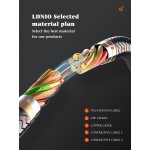LDNIO καλώδιο USB-C σε USB-C LC651C, 65W, 1m, χρυσό LDNIO καλώδιο USB-C σε USB-C LC651C, 65W, 1m, χρυσό