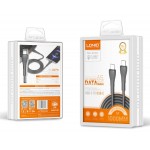 LDNIO καλώδιο USB-C σε USB-C LC671C, 65W PD, 1m, γκρι LDNIO καλώδιο USB-C σε USB-C LC671C, 65W PD, 1m, γκρι