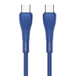 LDNIO καλώδιο USB-C σε USB-C LC672C, 65W PD, 2m, μπλε LDNIO καλώδιο USB-C σε USB-C LC672C, 65W PD, 2m, μπλε