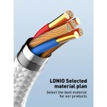 LDNIO καλώδιο USB-C σε USB-C LC861C, 65W PD, 1m, γκρι LDNIO καλώδιο USB-C σε USB-C LC861C, 65W PD, 1m, γκρι