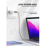 LDNIO καλώδιο USB-C σε USB-C LC812C, 65W PD, 2m, λευκό LDNIO καλώδιο USB-C σε USB-C LC812C, 65W PD, 2m, λευκό
