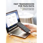 LDNIO καλώδιο USB-C σε USB-C LC812C, 65W PD, 2m, λευκό LDNIO καλώδιο USB-C σε USB-C LC812C, 65W PD, 2m, λευκό