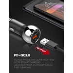 LDNIO φορτιστής αυτοκινήτου C1 με καλώδιο, USB & USB-C, 38W PD, μαύρος LDNIO φορτιστής αυτοκινήτου C1 με καλώδιο, USB & USB-C, 38W PD, μαύρος