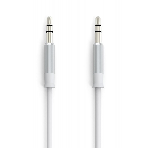 LDNIO καλώδιο ήχου 3.5mm LS-Y02, AUX, 1m, λευκό LDNIO καλώδιο ήχου 3.5mm LS-Y02, AUX, 1m, λευκό