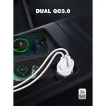 LDNIO φορτιστής αυτοκινήτου C511Q με καλώδιο, 2x USB, 36W, λευκός LDNIO φορτιστής αυτοκινήτου C511Q με καλώδιο, 2x USB, 36W, λευκός