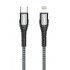 LDNIO καλώδιο Lightning σε USB-C LC112, 30W PD, 2m, γκρι