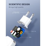 LDNIO φορτιστής τοίχου A2218 με καλώδιο USB-C, 2x USB, 12W, λευκός LDNIO φορτιστής τοίχου A2218 με καλώδιο USB-C, 2x USB, 12W, λευκός