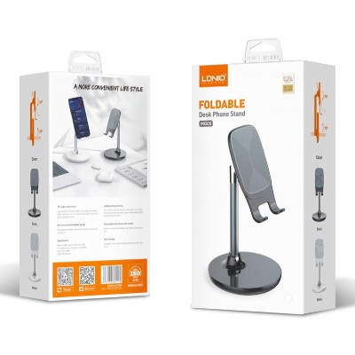 LDNIO βάση smartphone MG05, foldable, universal, μαύρη LDNIO βάση smartphone MG05, foldable, universal, μαύρη