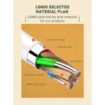 LDNIO καλώδιο USB-C σε USB-C LC121C, 65W PD, 1m, λευκό LDNIO καλώδιο USB-C σε USB-C LC121C, 65W PD, 1m, λευκό