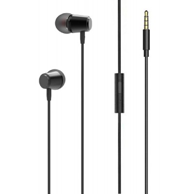LDNIO earphones με μικρόφωνο HP03, 3.5mm, 1.2m, μαύρα LDNIO earphones με μικρόφωνο HP03, 3.5mm, 1.2m, μαύρα