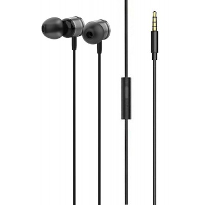 LDNIO earphones με μικρόφωνο HP04, 3.5mm, 1.2m, γκρι LDNIO earphones με μικρόφωνο HP04, 3.5mm, 1.2m, γκρι