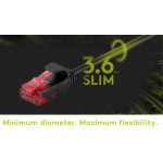 GOOBAY καλώδιο δικτύου 71548, CAT 6 U/UTP, slim, copper, 250MHz, 0.25m, μαύρο GOOBAY καλώδιο δικτύου 71548, CAT 6 U/UTP, slim, copper, 250MHz, 0.25m, μαύρο