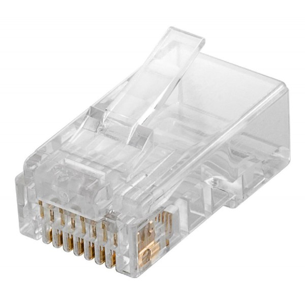GOOBAY βύσμα RJ45 72500, CAT 5e UTP, διάφανο, 10τμχ GOOBAY βύσμα RJ45 72500, CAT 5e UTP, διάφανο, 10τμχ