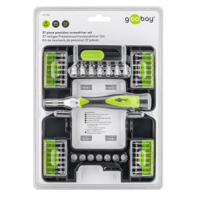 GOOBAY σετ κατσαβιδιών ακριβείας 74003, 37τμχ GOOBAY σετ κατσαβιδιών ακριβείας 74003, 37τμχ