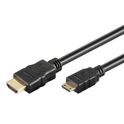 GOOBAY καλώδιο mini HDMI σε HDMI 74082 με Ethernet, 4K/60Hz, 18 Gbps, 1.5m, μαύρο GOOBAY καλώδιο mini HDMI σε HDMI 74082 με Ethernet, 4K/60Hz, 18 Gbps, 1.5m, μαύρο