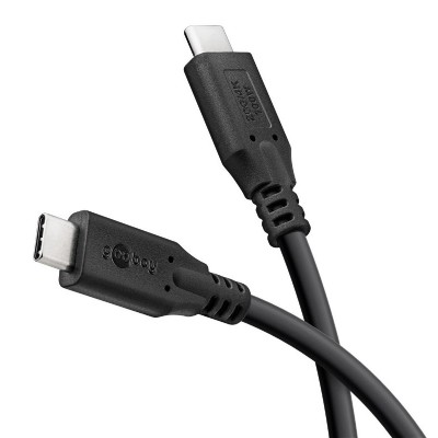 GOOBAY καλώδιο USB-C 74197, USB4, 100W, 20Gbps, 4K/60Hz, 2m, μαύρο GOOBAY καλώδιο USB-C 74197, USB4, 100W, 20Gbps, 4K/60Hz, 2m, μαύρο