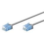 GOOBAY καλώδιο δικτύου 74221, CAT 6A U/UTP, slim, copper, 500MHz, 0.5m, γκρι GOOBAY καλώδιο δικτύου 74221, CAT 6A U/UTP, slim, copper, 500MHz, 0.5m, γκρι