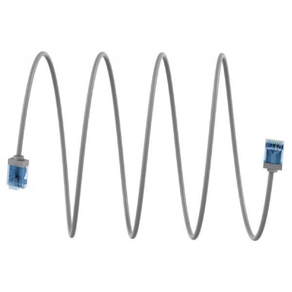 GOOBAY καλώδιο δικτύου 74223, CAT 6A U/UTP, slim, copper, 10Gbps, 2m, γκρι GOOBAY καλώδιο δικτύου 74223, CAT 6A U/UTP, slim, copper, 10Gbps, 2m, γκρι