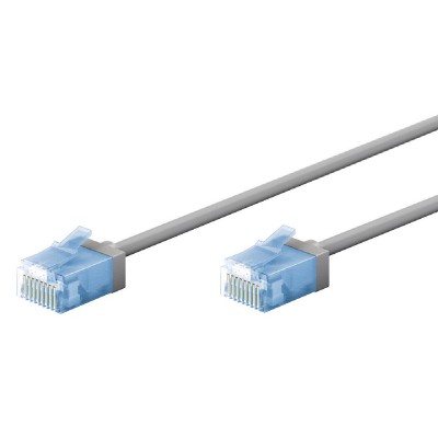 GOOBAY καλώδιο δικτύου 74224, CAT 6A U/UTP, slim, copper, 10Gbps, 3m, γκρι GOOBAY καλώδιο δικτύου 74224, CAT 6A U/UTP, slim, copper, 10Gbps, 3m, γκρι