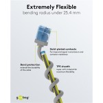 GOOBAY καλώδιο δικτύου 74224, CAT 6A U/UTP, slim, copper, 10Gbps, 3m, γκρι GOOBAY καλώδιο δικτύου 74224, CAT 6A U/UTP, slim, copper, 10Gbps, 3m, γκρι