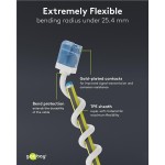 GOOBAY καλώδιο δικτύου 74244, CAT 6A U/UTP, slim, copper, 500MHz, 0.15m, λευκό GOOBAY καλώδιο δικτύου 74244, CAT 6A U/UTP, slim, copper, 500MHz, 0.15m, λευκό